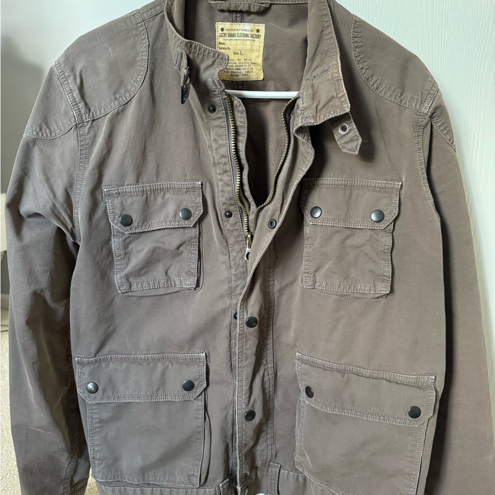 Men's Brown Utility Jacket